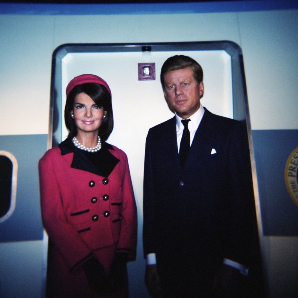 First Lady and President Kennedy at Madame Tussaud's (photo by Mr. Holga)